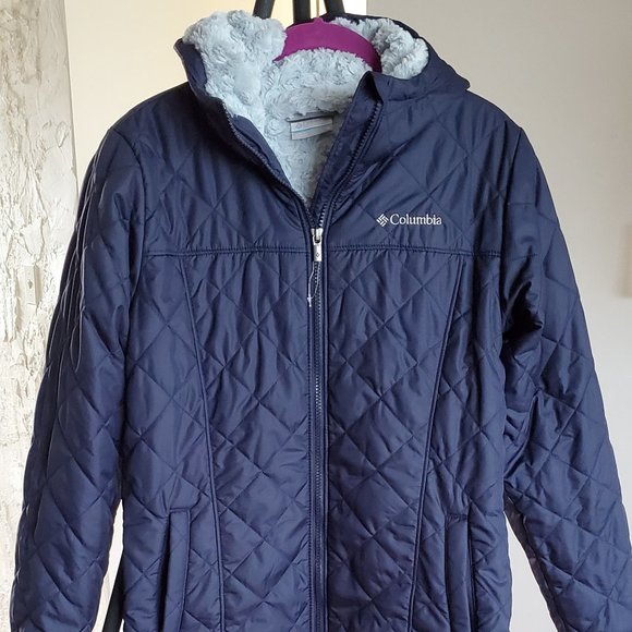 columbia copper crest hooded fleece lined jacket